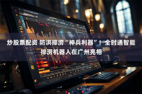 炒股票配资 防洪排涝“神兵利器”！全时通智能排涝机器人在广州亮相