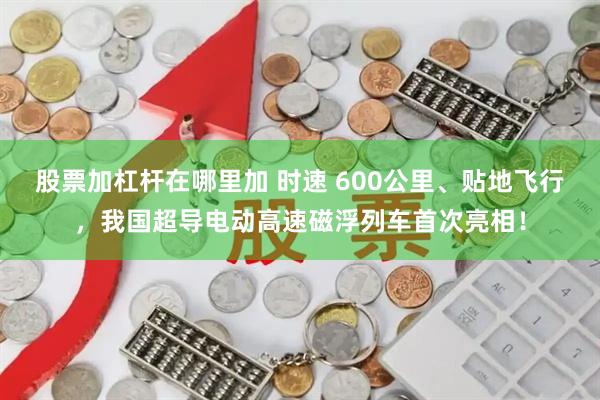 股票加杠杆在哪里加 时速 600公里、贴地飞行，我国超导电动高速磁浮列车首次亮相！